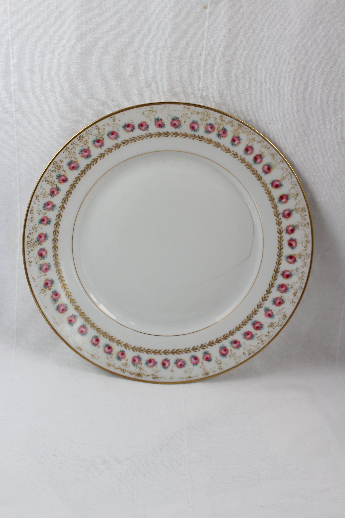 Flowered French Limoge plate