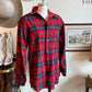 Pendleton Red and Green Button Up Shirt