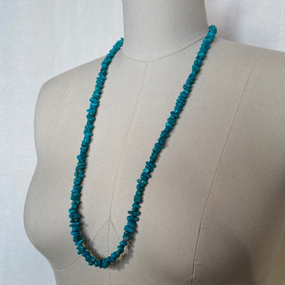 Turquoise Smooth Bead Necklace