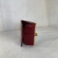 Small Red Leather Coin Purse