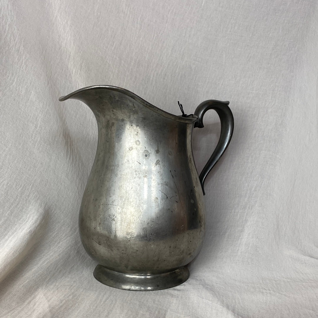 Flag and Roman Silver Metal Water Pitcher