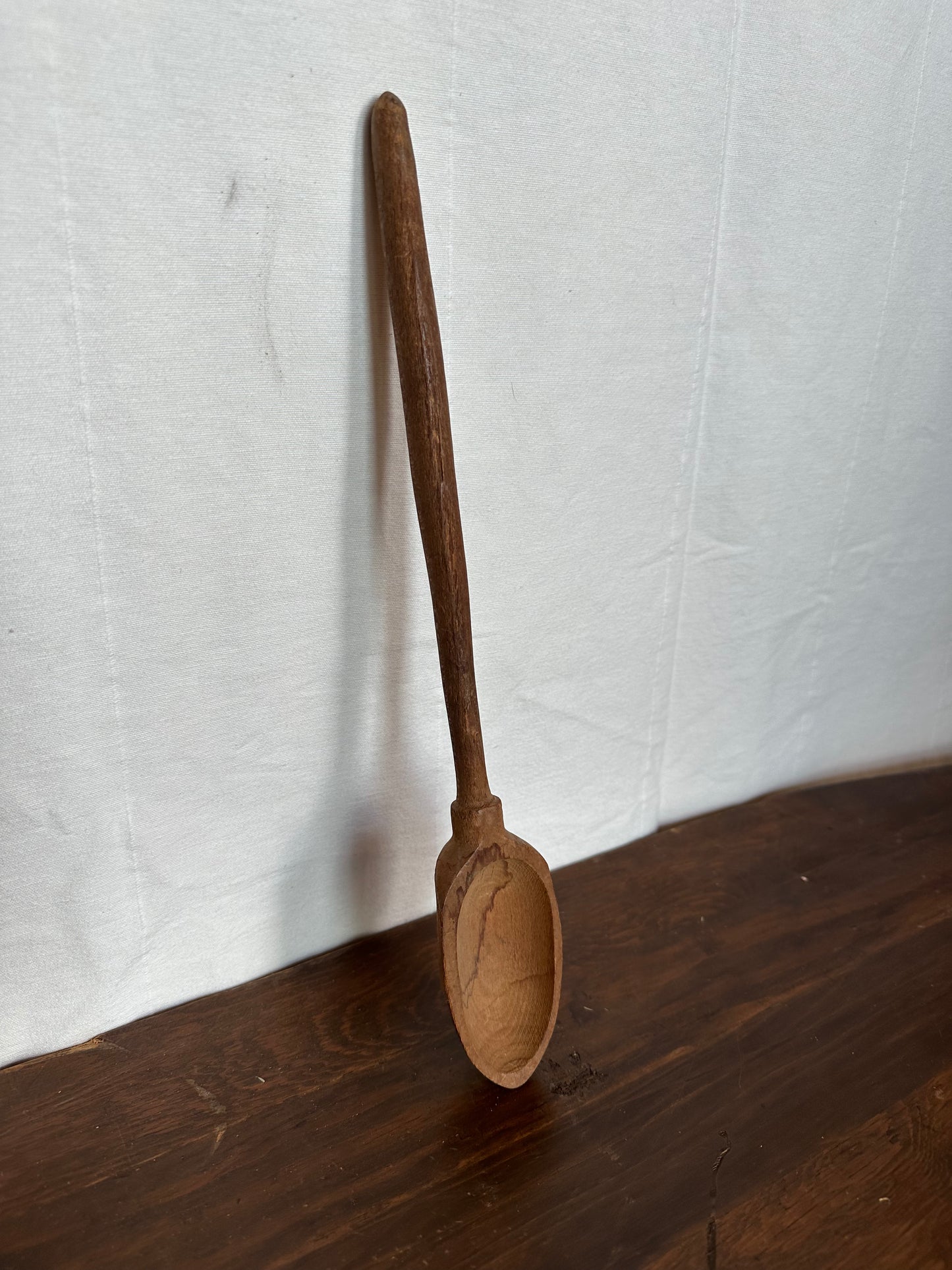 Dark wooden spoon