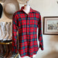 Pendleton Red and Green Button Up Shirt