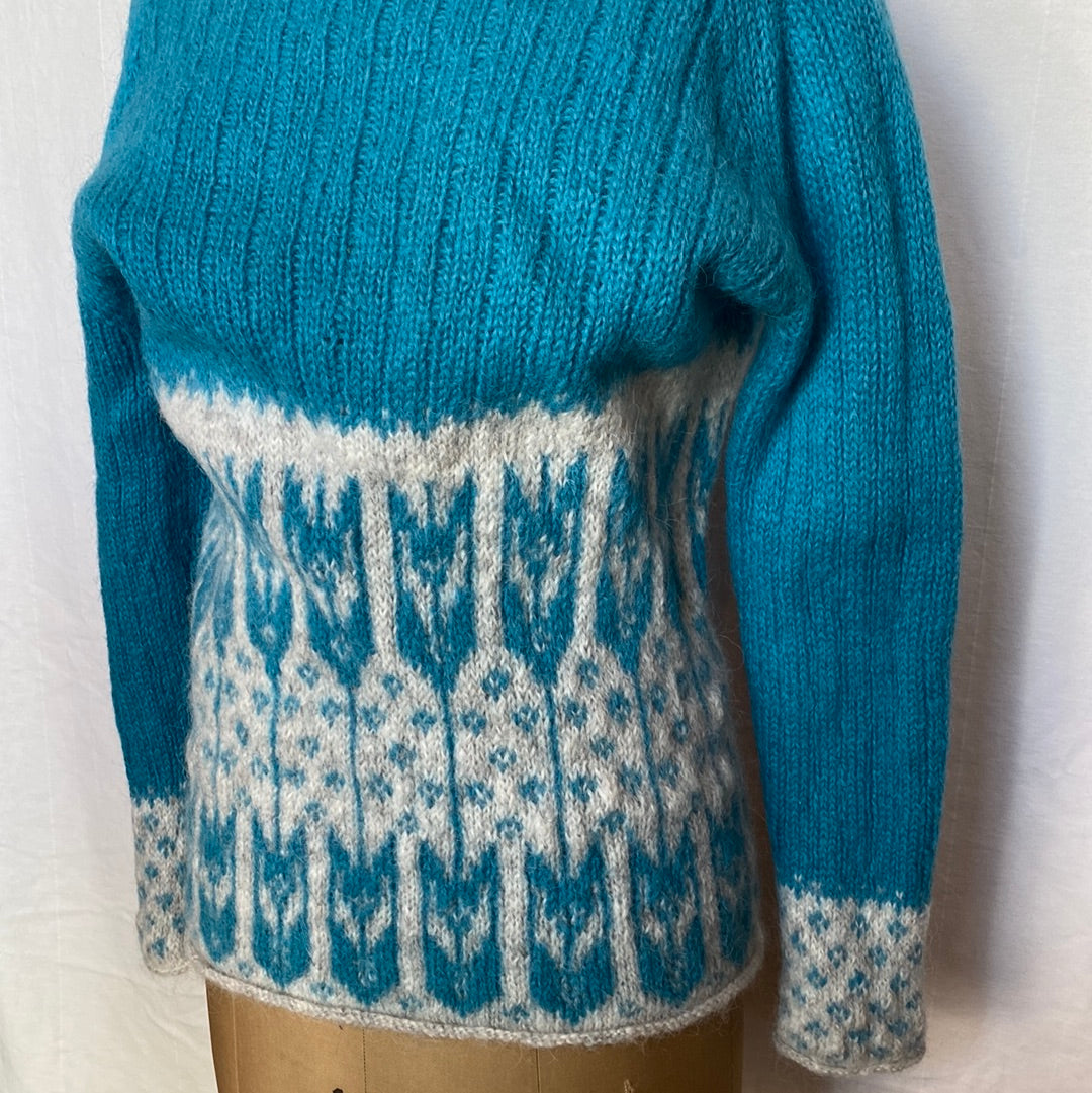 Teal Wool Sweater
