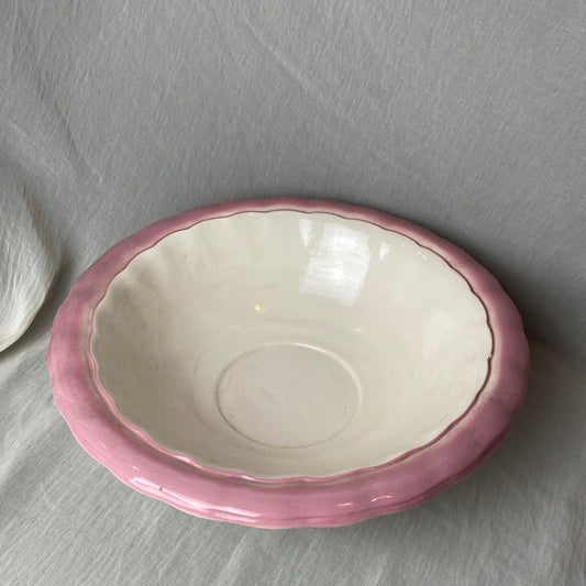 Pink Handmade Fruit Bowl
