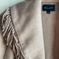 Line and Dot Brown Jacket with fringe
