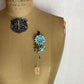 Blue Flower Brooch