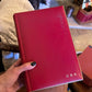 Complete Work of William Shakespeare- Red leather cover with gold lined pages