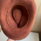 Brown Felt Hat with Suede Band