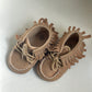 Baby Lace Up Moccasins with fringe