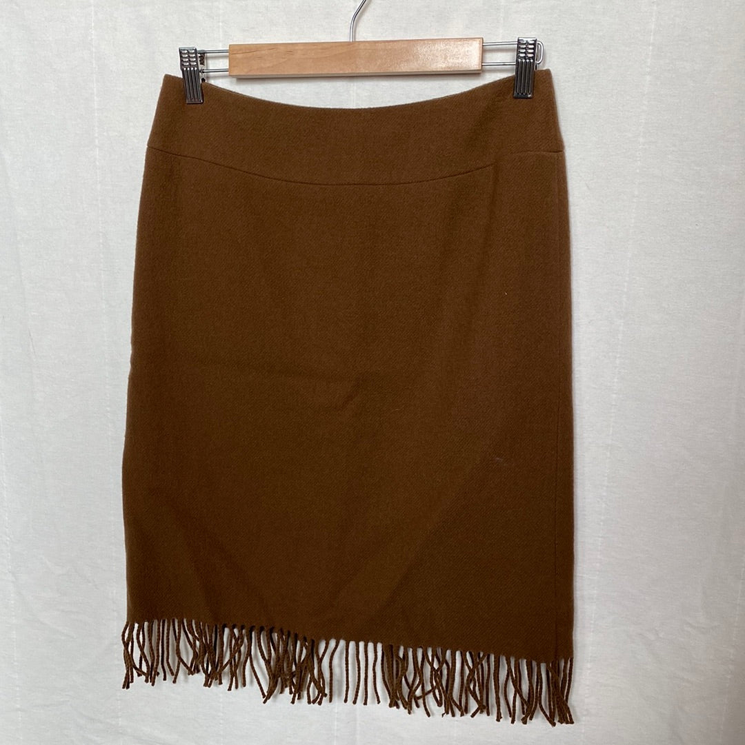 Brown Wool Skirt