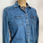Blue Denim Button-Up Shirt