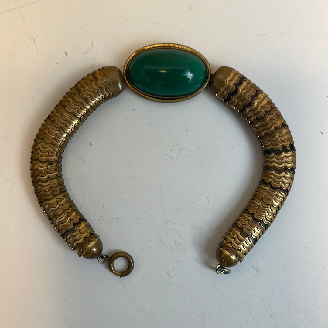Unique Green Stone Bracelet