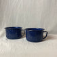 Shallow Navy Enamel Mug Set
