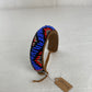 Blue And Red Beaded Bracelet