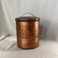 Copper Tin Cookie Jar