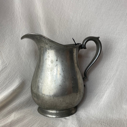 Flag and Roman Silver Metal Water Pitcher
