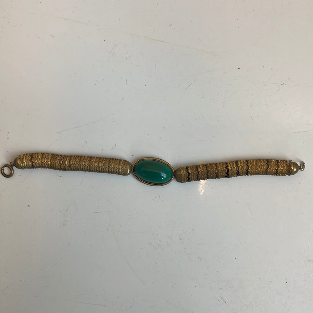 Unique Green Stone Bracelet
