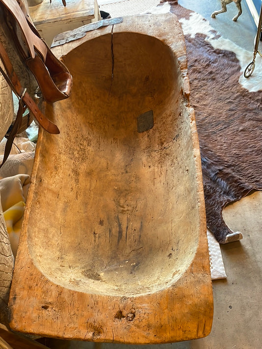 Rustic Wooden Trough
