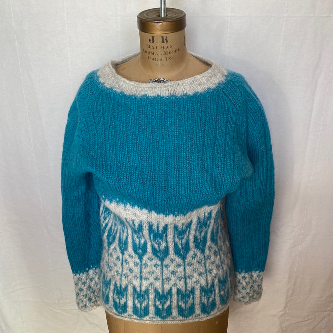 Teal Wool Sweater