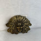 Native American Gold Belt Buckle